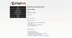 Desktop Screenshot of digitun.pl