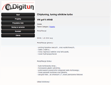 Tablet Screenshot of digitun.pl